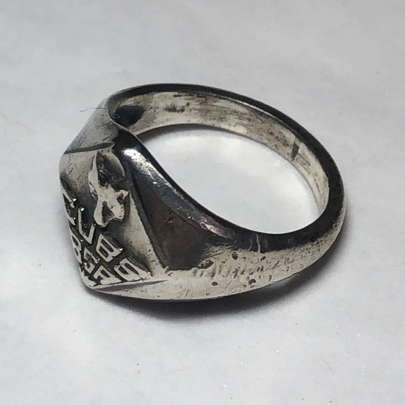 Cub Scouts Wolf Scout Sterling Vintage Ring - Picture 2 of 5